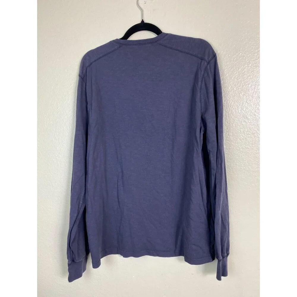 J. Crew Mens Long Sleeve Blue Shirt Large Casual Cotton Classic Capsule